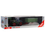 Traktor s prívesom RC 1:28 zelený RTR